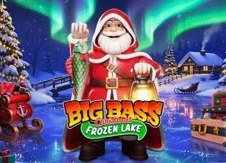 Big Bass Christmas – Frozen Lake Image