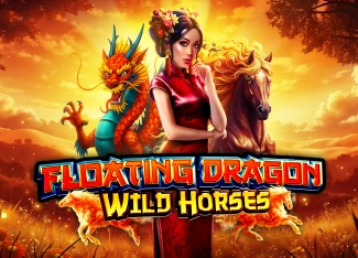 Floating Dragon Wild Horses Image